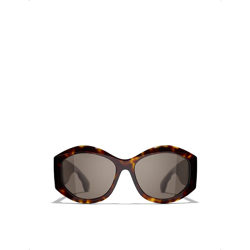 Chanel Oval Sunglasses | LYBSTORE