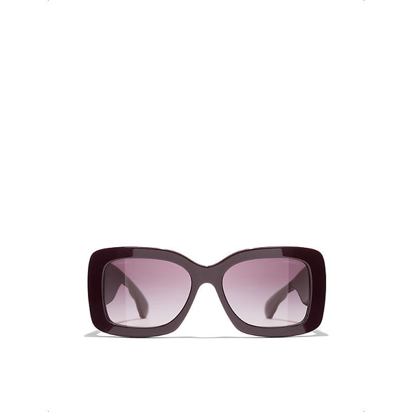 Chanel Rectangle Sunglasses | LYBSTORE