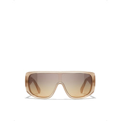 Womens Chanel Shield Sunglasses