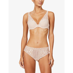 Chantelle Day to Night lace plunge spacer bra