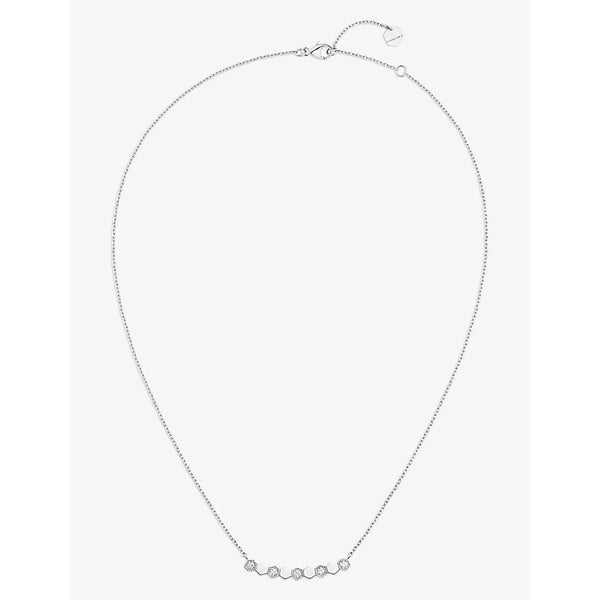 Chaumet Bee My Love 18ct white-gold and 0.20ct diamond necklace