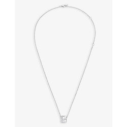 Chaumet Bee My Love 18ct white-gold and 0.6ct brilliant-cut diamond pendant necklace