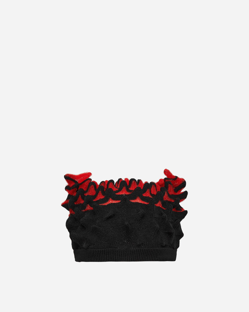 Chet Lo Spiky Beanie Black / Red