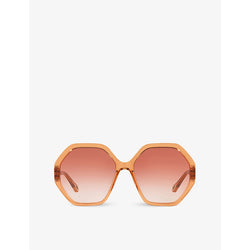 Chloe CH0008S acetate geometric-frame sunglasses | LYBSTORE