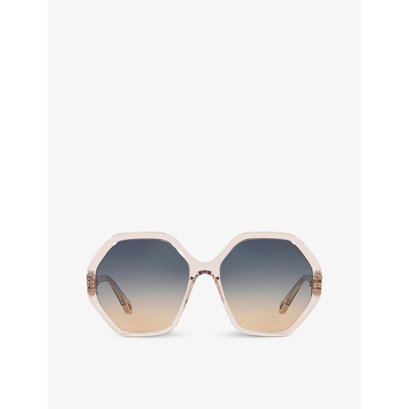 Chloe CH0008S acetate round frame sunglasses | LYBSTORE