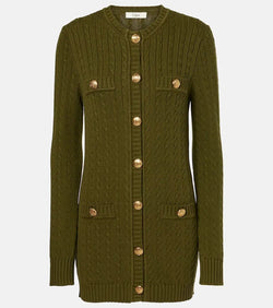 Chloé Cable-knit cotton cardigan