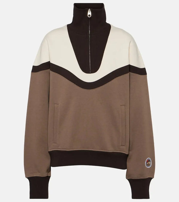 Chloé Colorblocked cotton sweatshirt | LYBSTORE