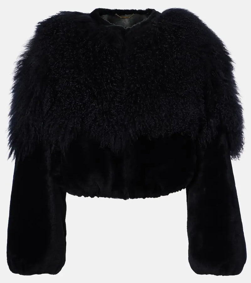 Chloé Cropped shearling blouson