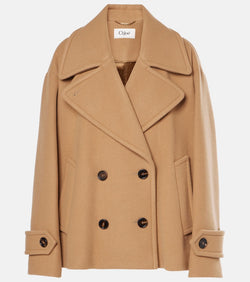 Chloé Double-breasted wool-blend jacket