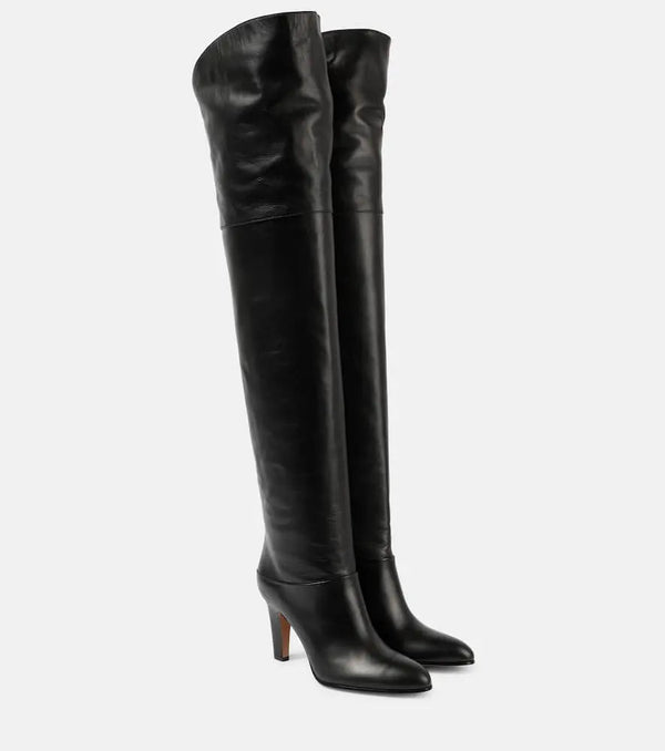 Chloé Eve leather over-the-knee boots | LYBSTORE