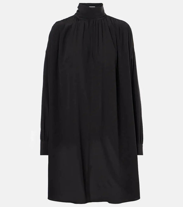 Chloé Gathered silk midi dress | LYBSTORE