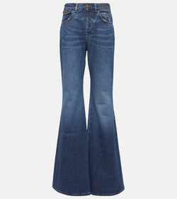 Chloé High-rise flared jeans