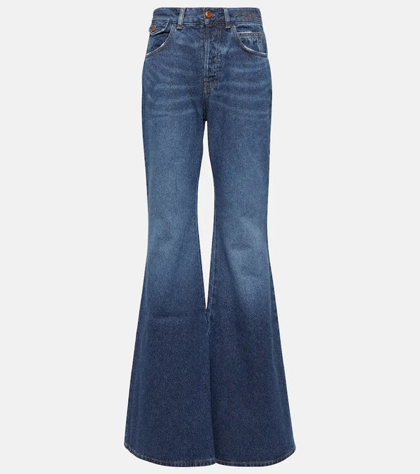 Chloé High-rise flared jeans | LYBSTORE