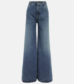 Chloé High-rise wide-leg jeans | LYBSTORE