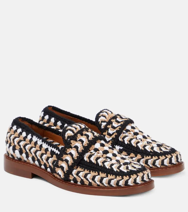 Chloé Kalya crochet loafers | LYBSTORE