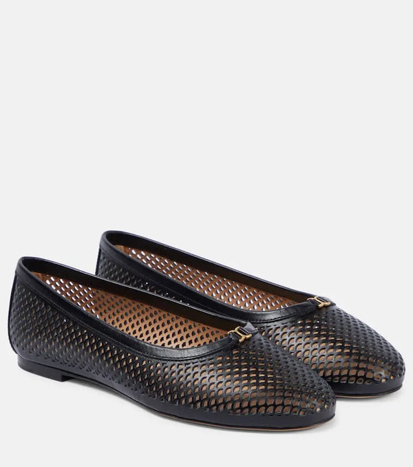 Chloé Marcie leather ballet flats | LYBSTORE