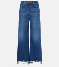 Chloé Mid-rise wide-leg jeans | LYBSTORE