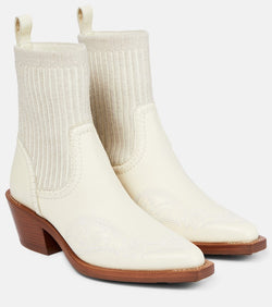 Chloé Nellie leather ankle boots