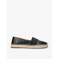 Womens Chloe Piia logo-embellished leather espadrilles