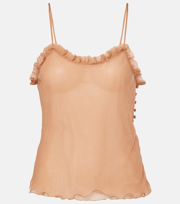 Chloé Ruffled camisole