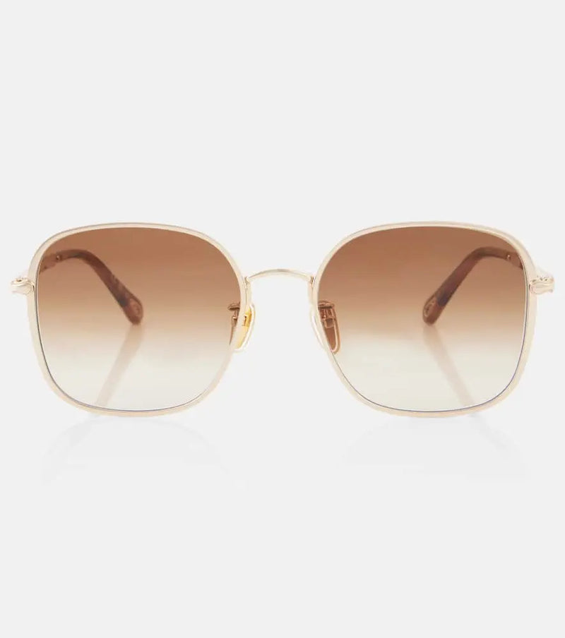 Chloé Scalloped square sunglasses