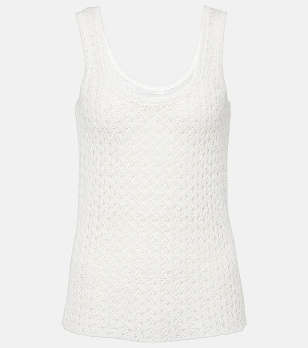 Chloé Silk and linen tank top