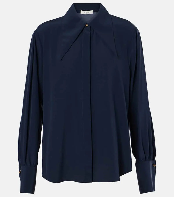 Chloé Silk chiffon blouse | LYBSTORE