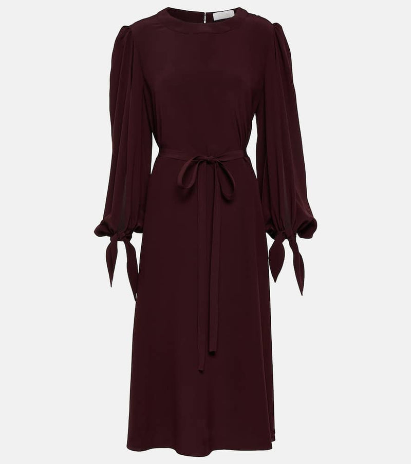 Chloé Silk crêpe de chine midi dress