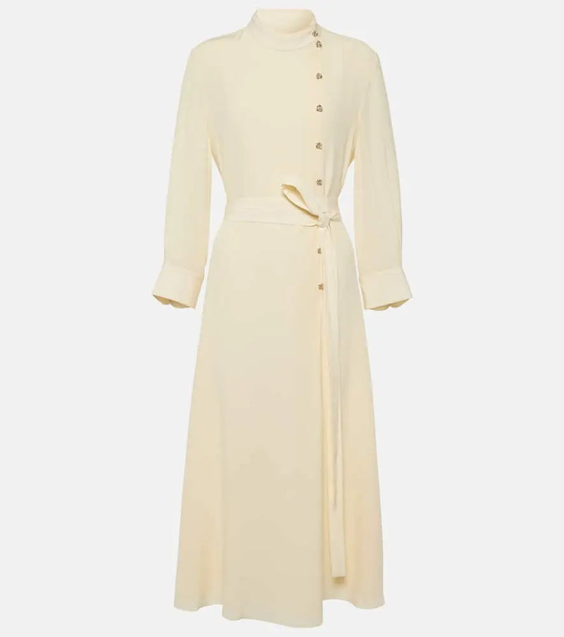 Chloé Silk midi dress