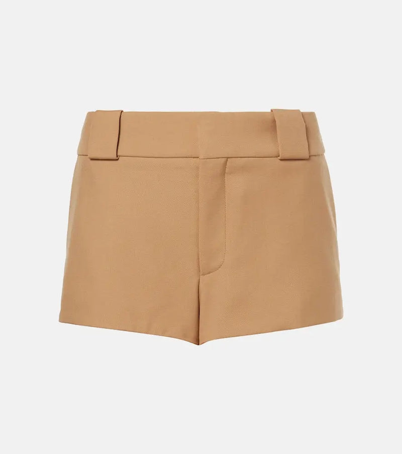 Chloé Virgin wool shorts | LYBSTORE