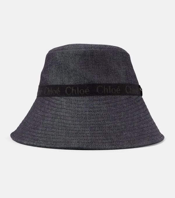 Chloé Woody denim bucket hat | LYBSTORE