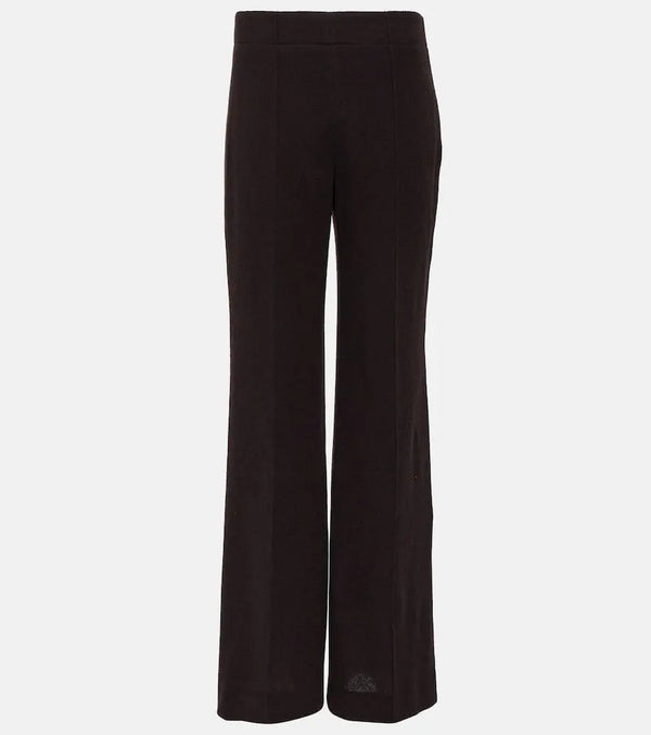 Chloé Wool and cashmere straight-leg pants | LYBSTORE