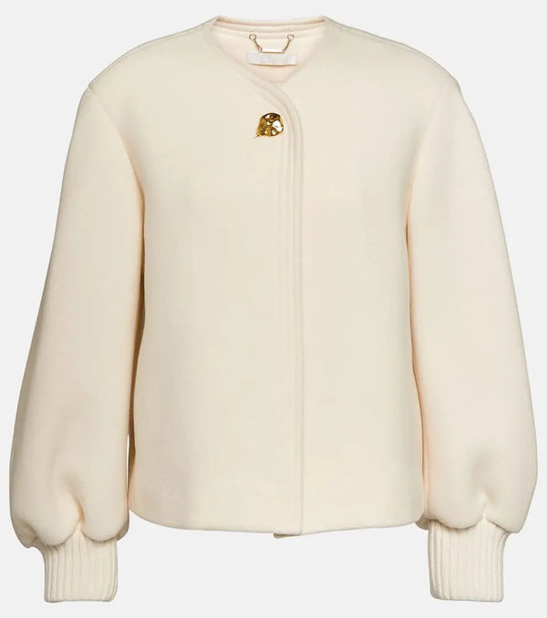 Chloé Wool-blend jacket | LYBSTORE