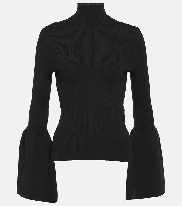 Chloé Wool-blend turtleneck top