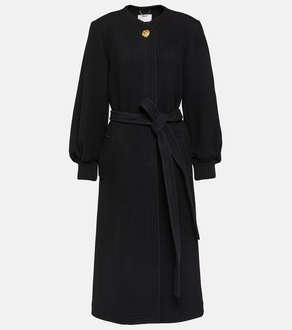 Chloé Wool-blend wrap coat