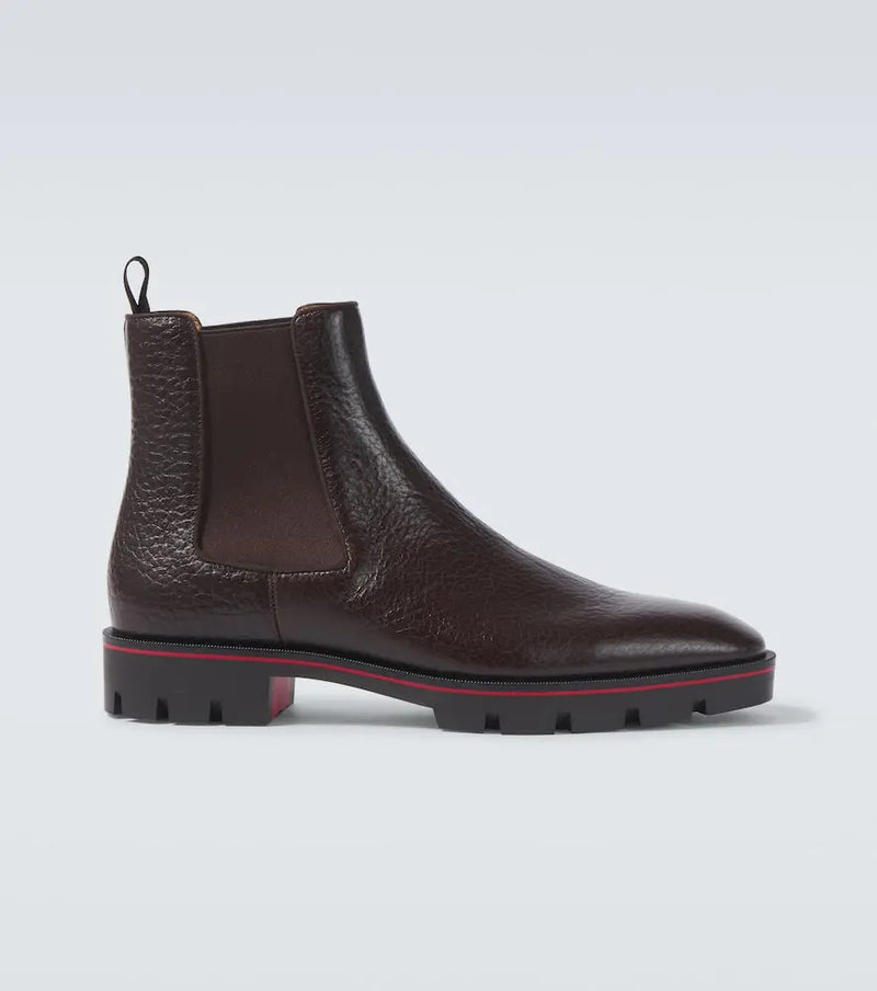 Christian Louboutin Alpinosol leather Chelsea boots