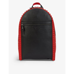 Christian Louboutin Backparis contrast-panel leather backpack