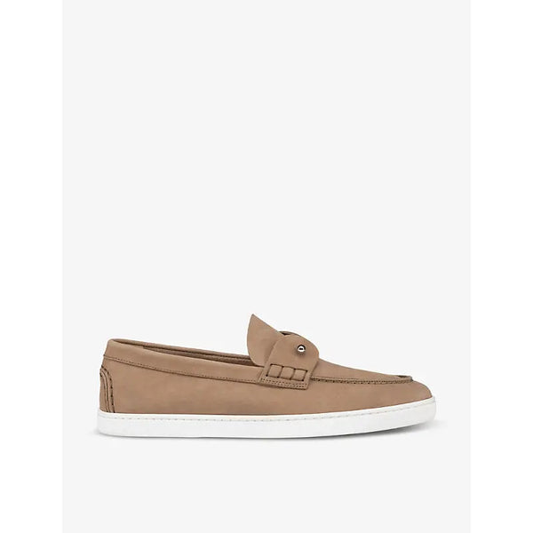 Christian Louboutin Chambeliboat leather low-top boat shoes | Christian Louboutin