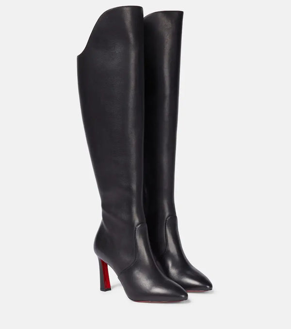 Christian Louboutin Eleonor Botta 85 leather knee-high boots