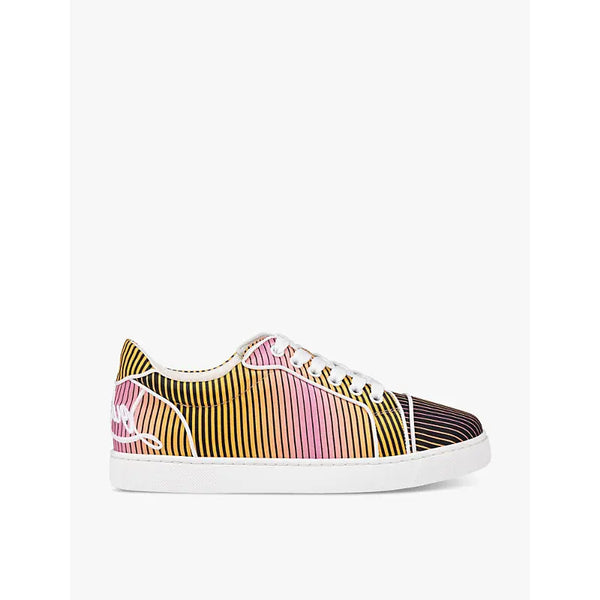 Christian Louboutin Fun Vieira Orlato Aftersun printed satin low-top trainers