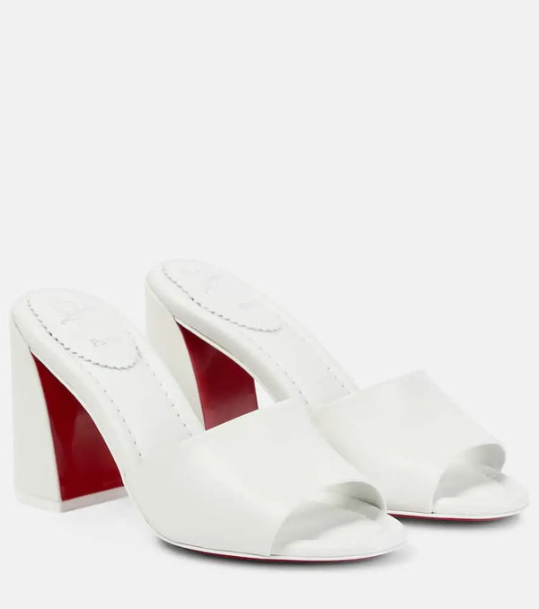 Christian Louboutin Jane leather mules | LYBSTORE