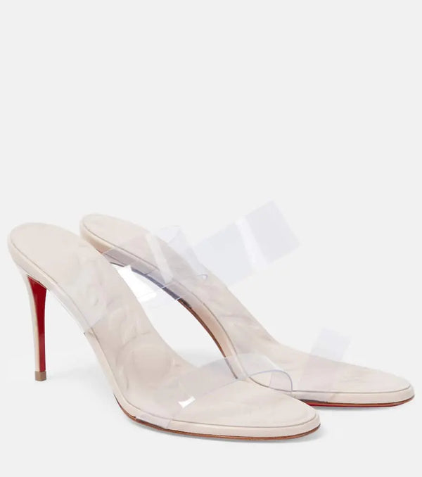 Christian Louboutin Just Loubi 85 PVC sandals | LYBSTORE