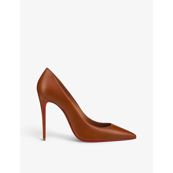 Christian Louboutin Kate 100 pointed-toe leather heeled courts | Christian Louboutin