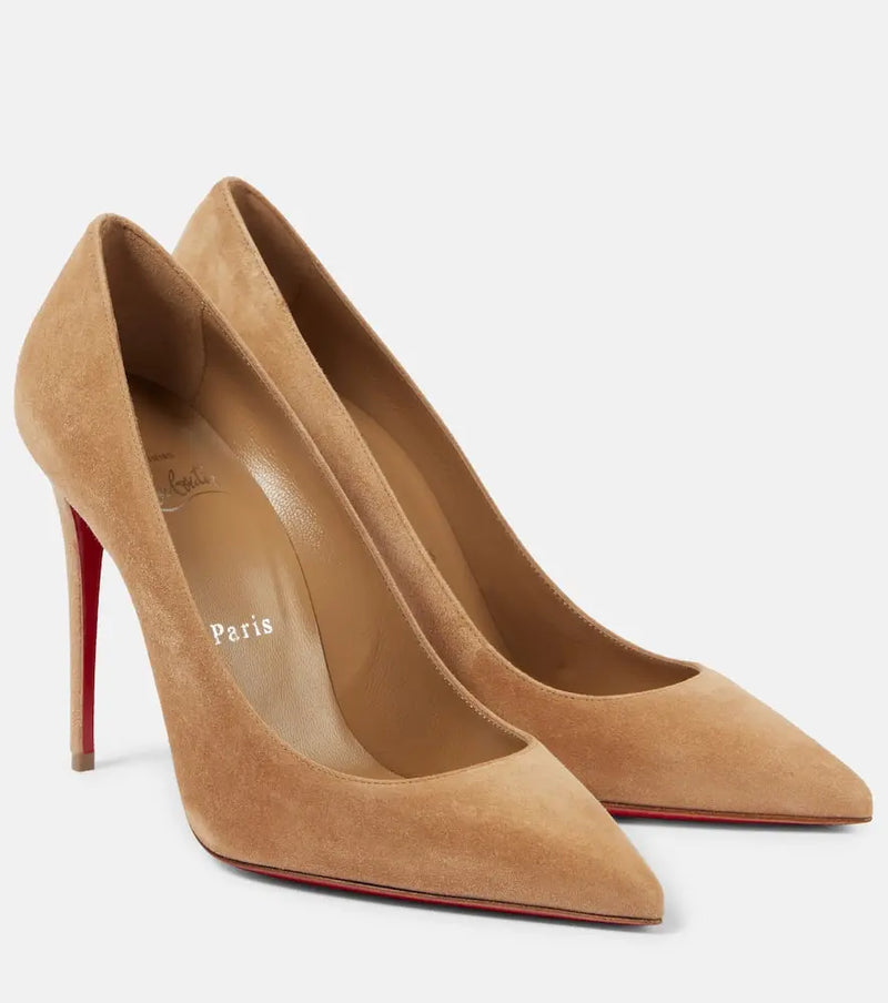 Christian Louboutin Kate 100 suede pumps | LYBSTORE