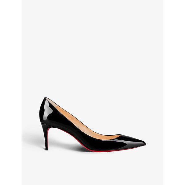 Christian Louboutin Kate 70 pointed-toe patent leather courts | LYBSTORE