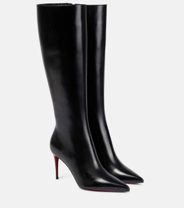 Christian Louboutin Kate Botta 85 leather knee-high boots | LYBSTORE