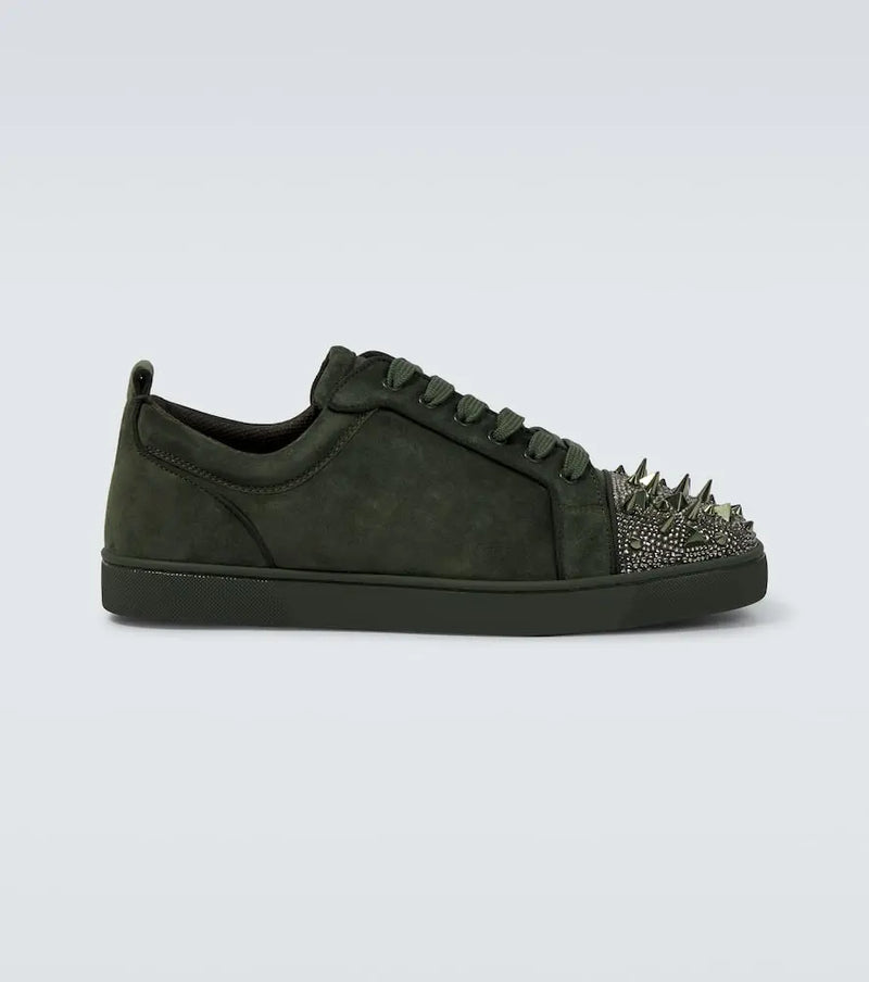 Christian Louboutin Louis Junior Spikes suede sneakers