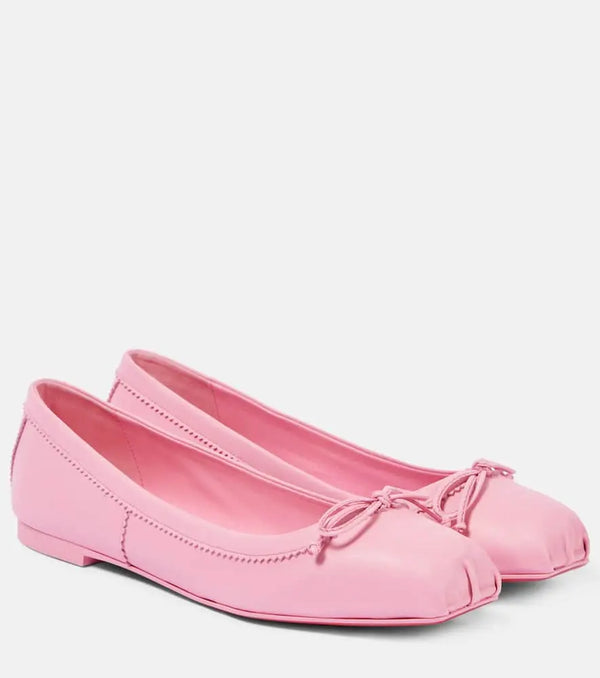 Christian Louboutin Mamadrague leather ballet flats | LYBSTORE