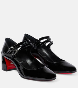 Christian Louboutin Miss Jane 55 patent leather pumps | LYBSTORE