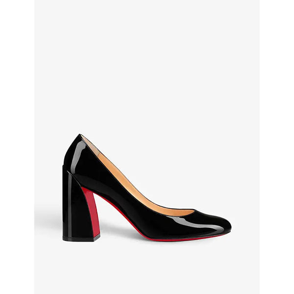 Christian Louboutin Miss Sab 85 patent-leather courts